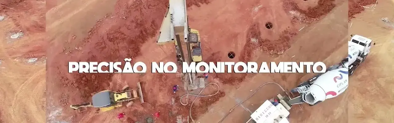 Equipe da HR Fundações executando fundações profundas em obra, capa do vídeo institucional